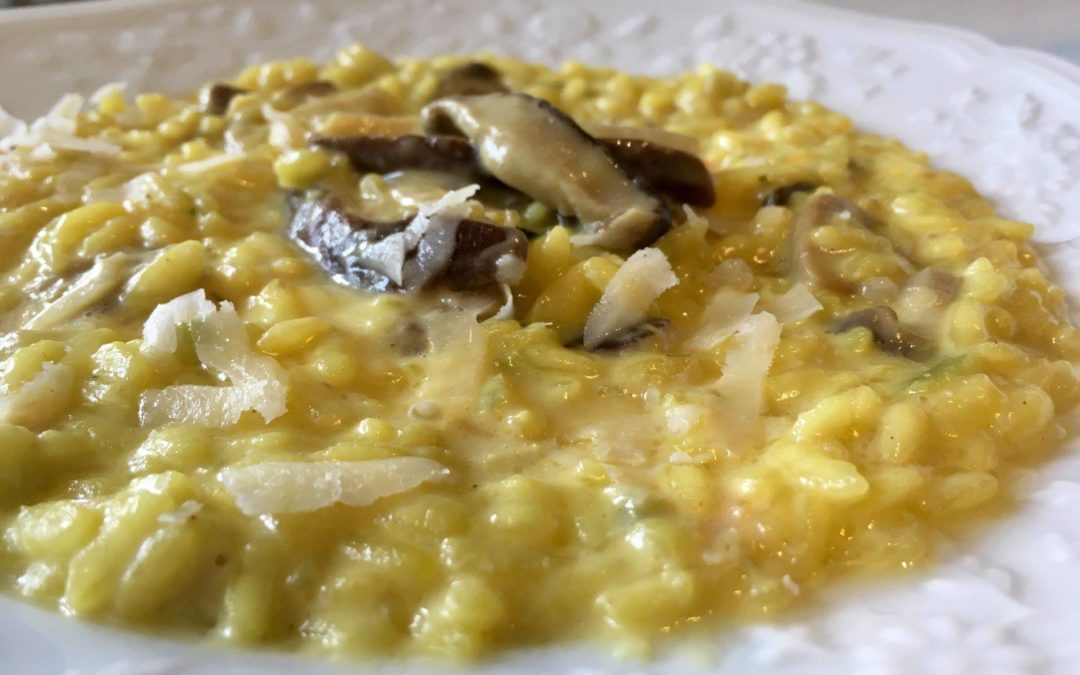 Porcini and Saffron Risotto