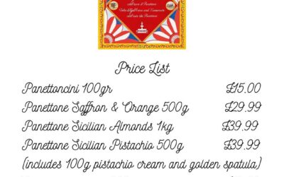 D&G Fiasconaro Price list